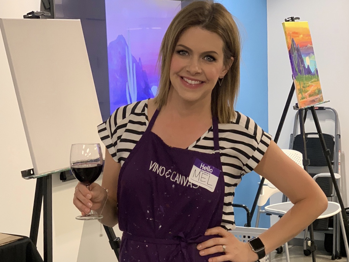 Meet Melissa Trinkl Founder And Coo Of Vino And Canvas Shoutout Arizona